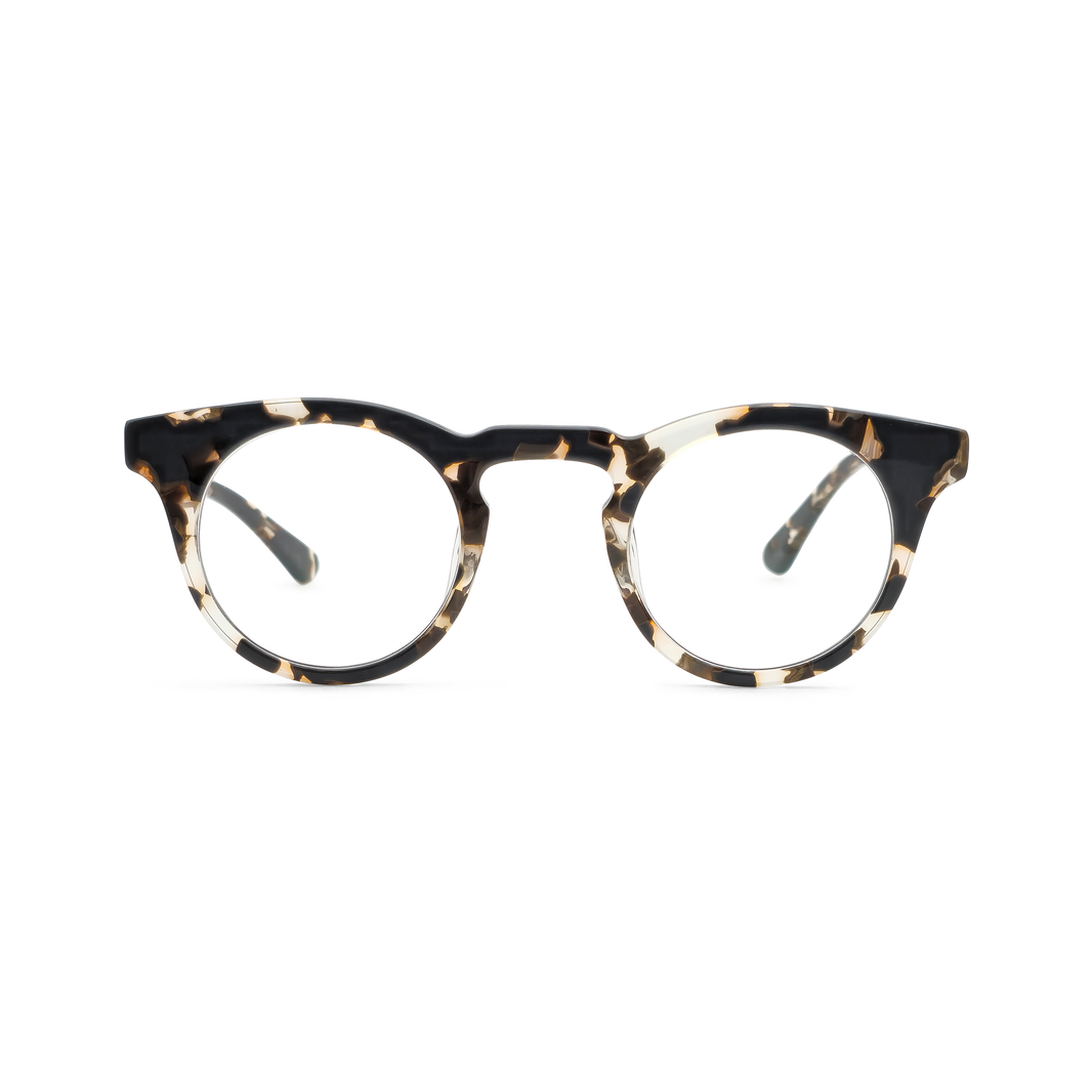 FitzRoy mazi apvalus sauleje temstantys fotochrominiai akiniai priekis